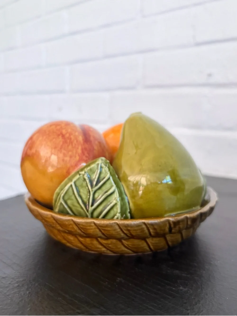 Pair of Vintage 1970s Jay Willfred for Andrea by Sadek‎ Ceramic Fruit Bowls